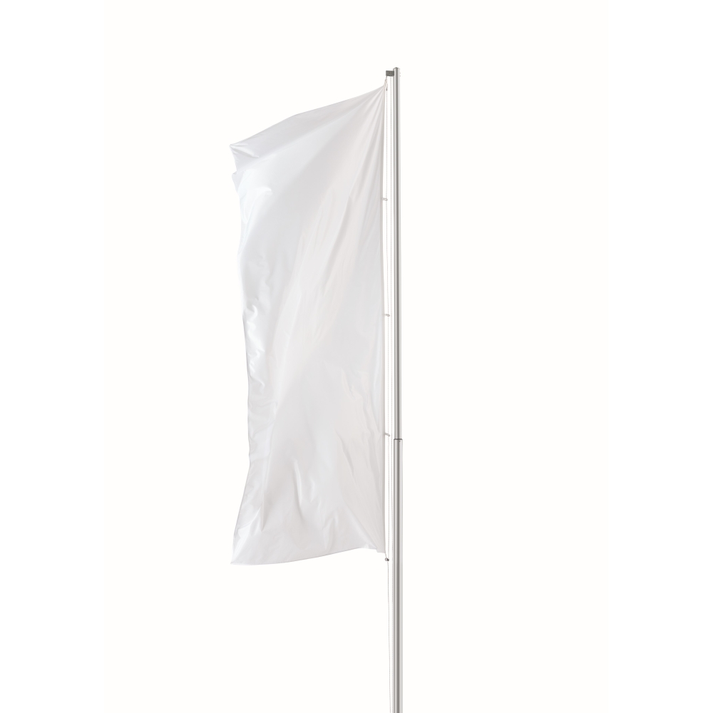Fahnenmast EVENT Jump mit Hissseil außen und Klampe (teilbar), Höhe: 8 m (teilbar), mit Farbbeschichtung, inkl. Kipphalterung